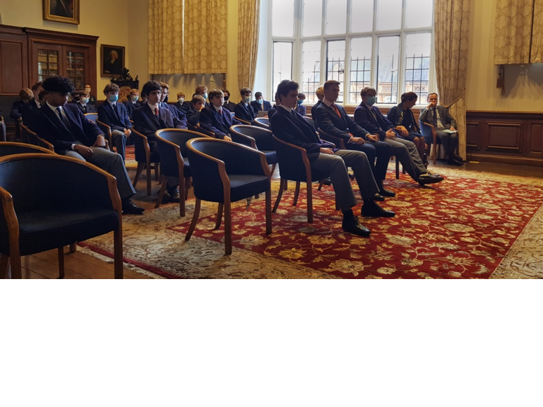 Ambassador Andrei Kelin speaks at Harrow School