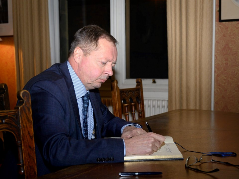 Ambassador Andrei Kelin visits the Oxford Union