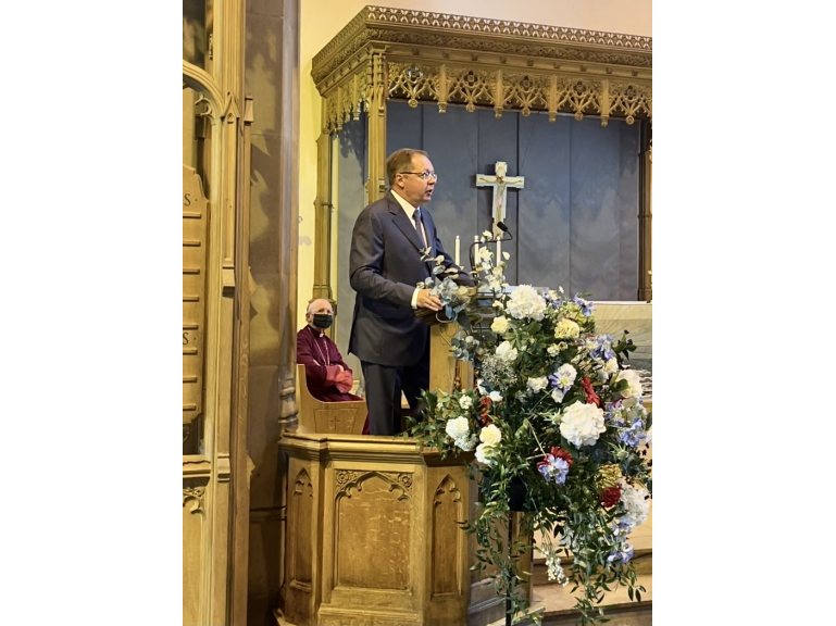 H.E. Ambassador Andrei Kelin attended an 80th Anniversary Service and Commemoration of the Arctic Convoys in Liverpool