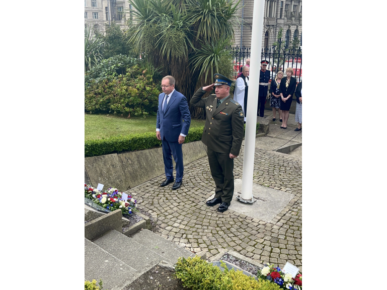 H.E. Ambassador Andrei Kelin attended an 80th Anniversary Service and Commemoration of the Arctic Convoys in Liverpool