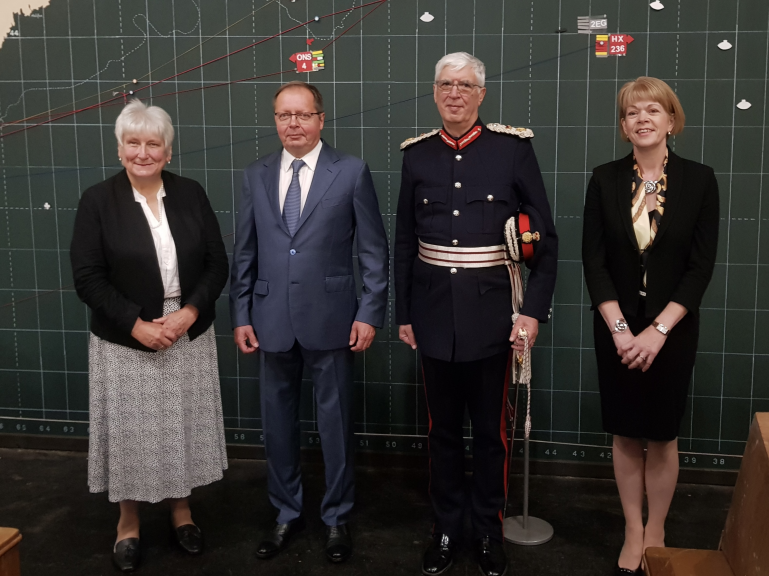 H.E. Ambassador Andrei Kelin attended an 80th Anniversary Service and Commemoration of the Arctic Convoys in Liverpool