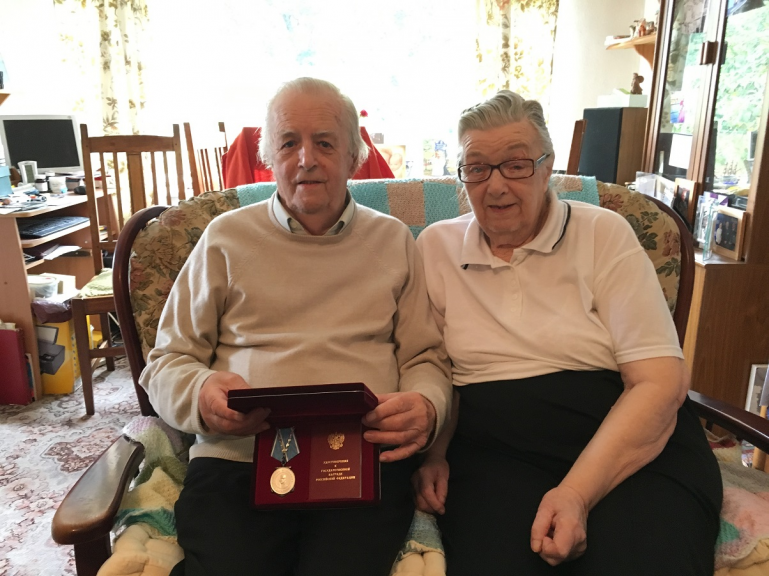 Ushakov Medal presented to the Arctic Convoys Veterans