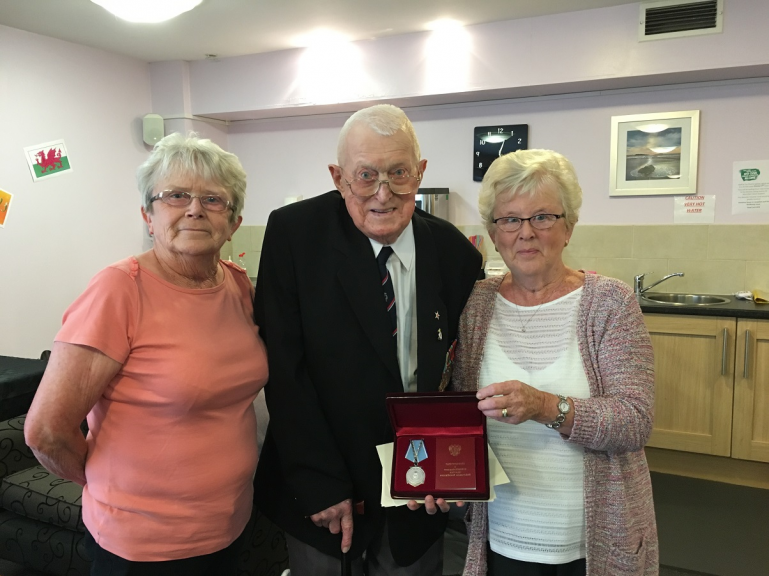 Ushakov Medal presented to the Arctic Convoys Veterans