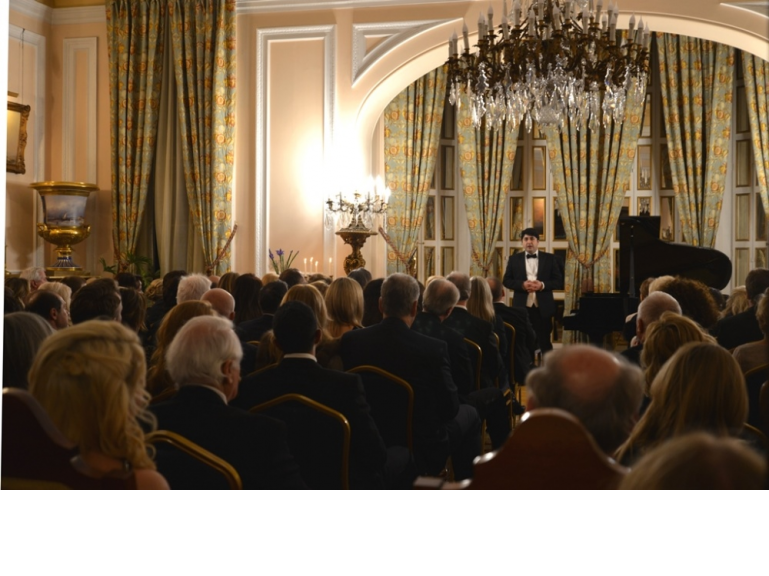 Dmitri Kogan performs at the Embassy