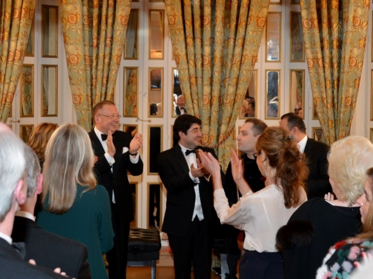 Dmitri Kogan performs at the Embassy