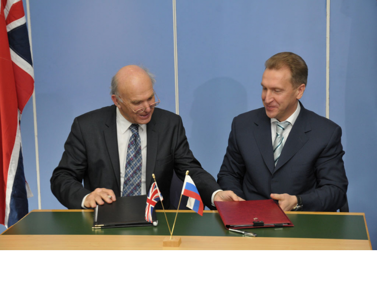 First Deputy Prime Minister of Russia Igor Shuvalov visits UK