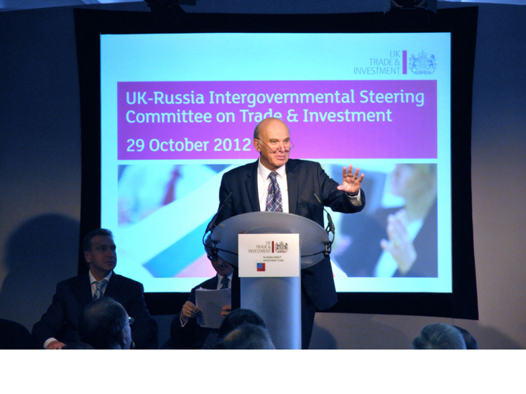 First Deputy Prime Minister of Russia Igor Shuvalov visits UK