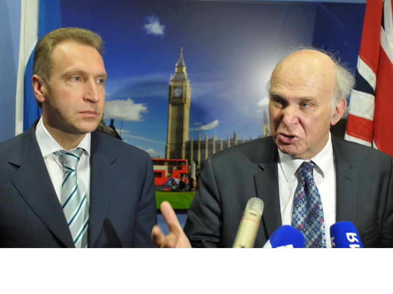 First Deputy Prime Minister of Russia Igor Shuvalov visits UK