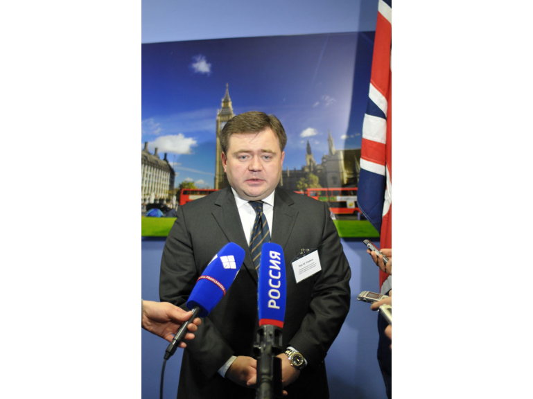 First Deputy Prime Minister of Russia Igor Shuvalov visits UK